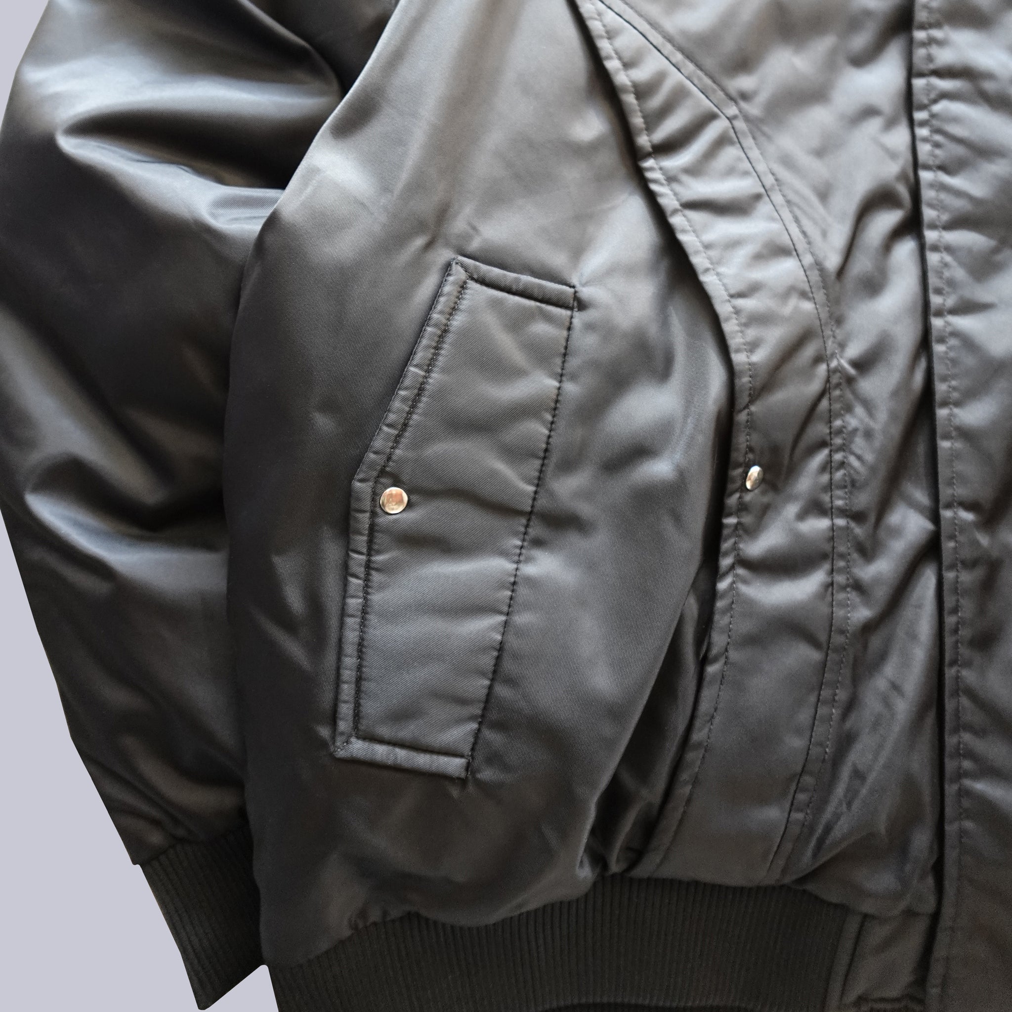 Pierced Bomber Jacket